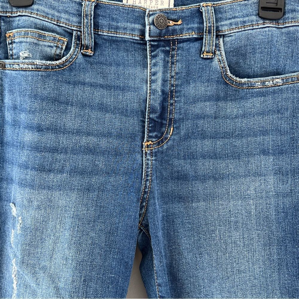 Harper Heritage Womens Distressed Jeans, size 28 - Picture 3 of 13